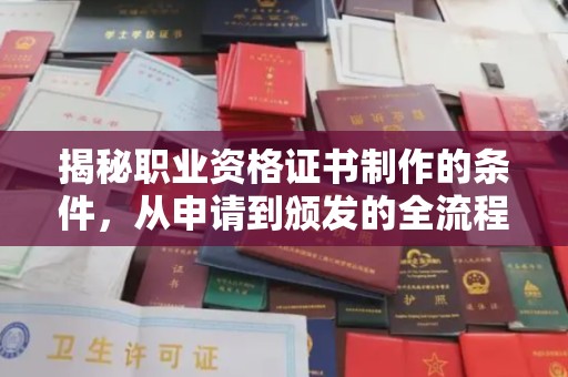 土默特左旗揭秘职业资格证书制作的条件，从申请到颁发的全流程解析