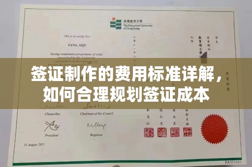 土默特左旗签证制作的费用标准详解，如何合理规划签证成本